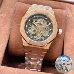 Copy Audemars Piguet Royal Oak Skeleton Watches Rose Gold